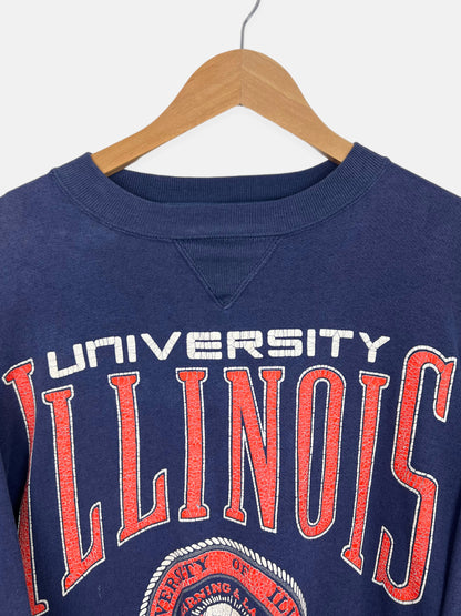 90's Illinois University Vintage Sweatshirt Size L