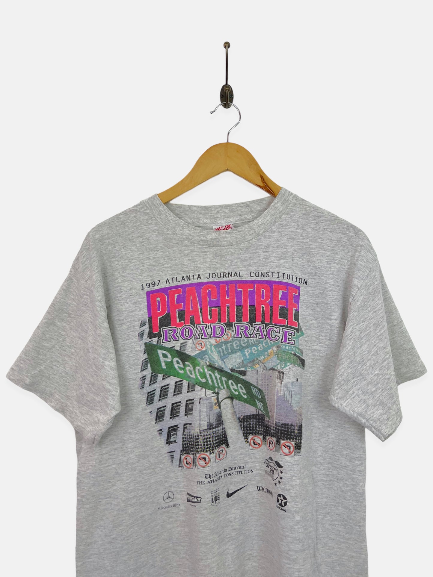 1997 Atlanta Peachtree Road Race Vintage T-Shirt Size 12