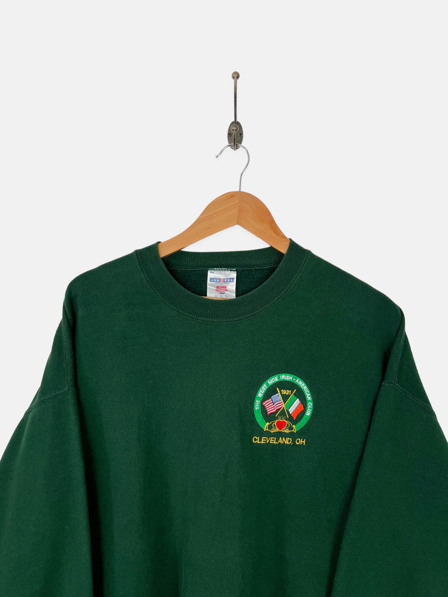 90's Cleveland Ohio Embroidered Vintage Sweatshirt Size XL
