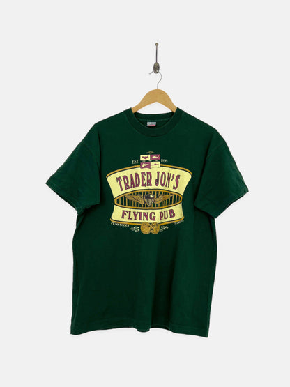 90's Trader Jon's Flying Pub Florida USA Made Vintage T-Shirt Size L
