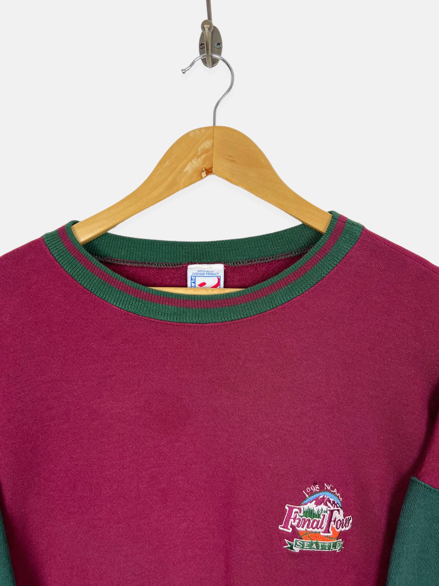 1995 NCAA Final Four USA Made Embroidered Vintage Sweatshirt Size XL