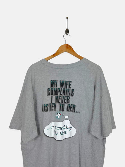 90's Big Dogs 'My Wife Complains...' Vintage T-Shirt Size 2-3XL