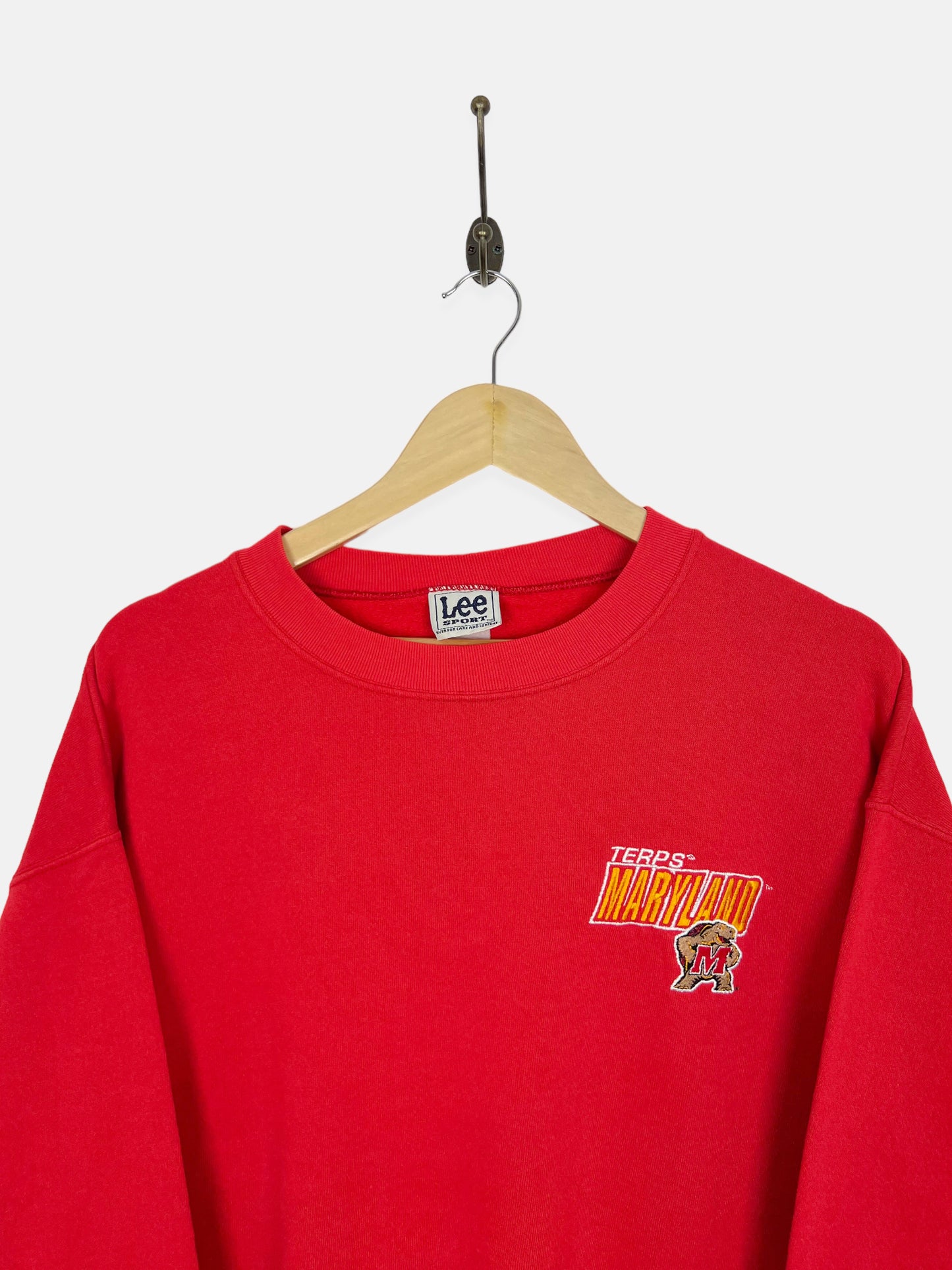90's Maryland Terps Embroidered Vintage Sweatshirt Size M