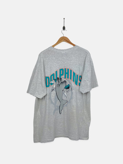 90's Miami Dolphins NFL USA Made Vintage T-Shirt Size XL