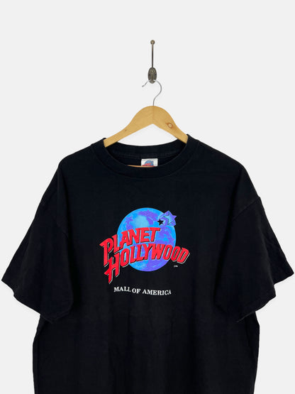 90's Planet Hollywood Security USA Made Vintage T-Shirt Size L-XL