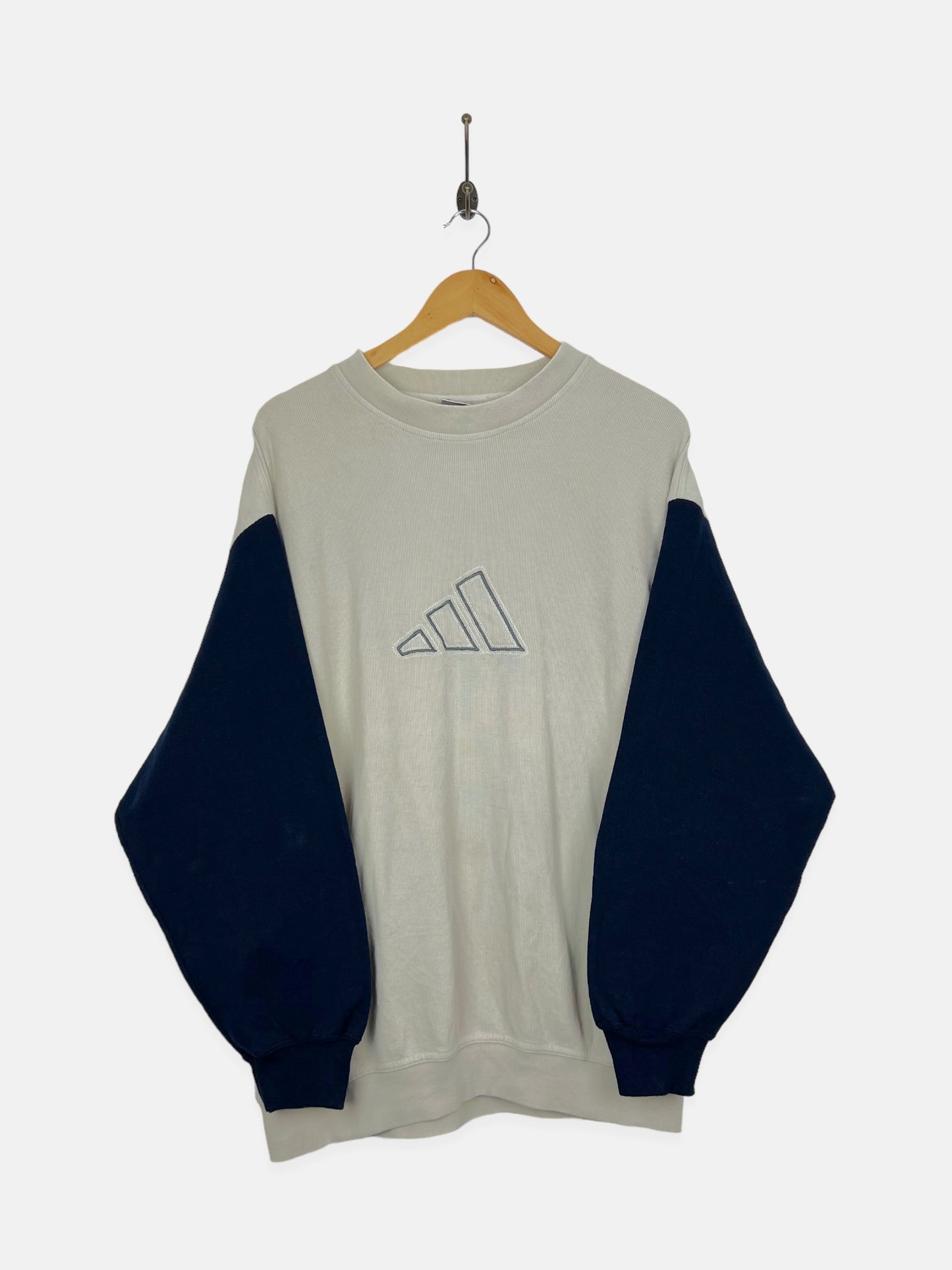 90's Adidas Embroidered Vintage Light Sweatshirt Size XL
