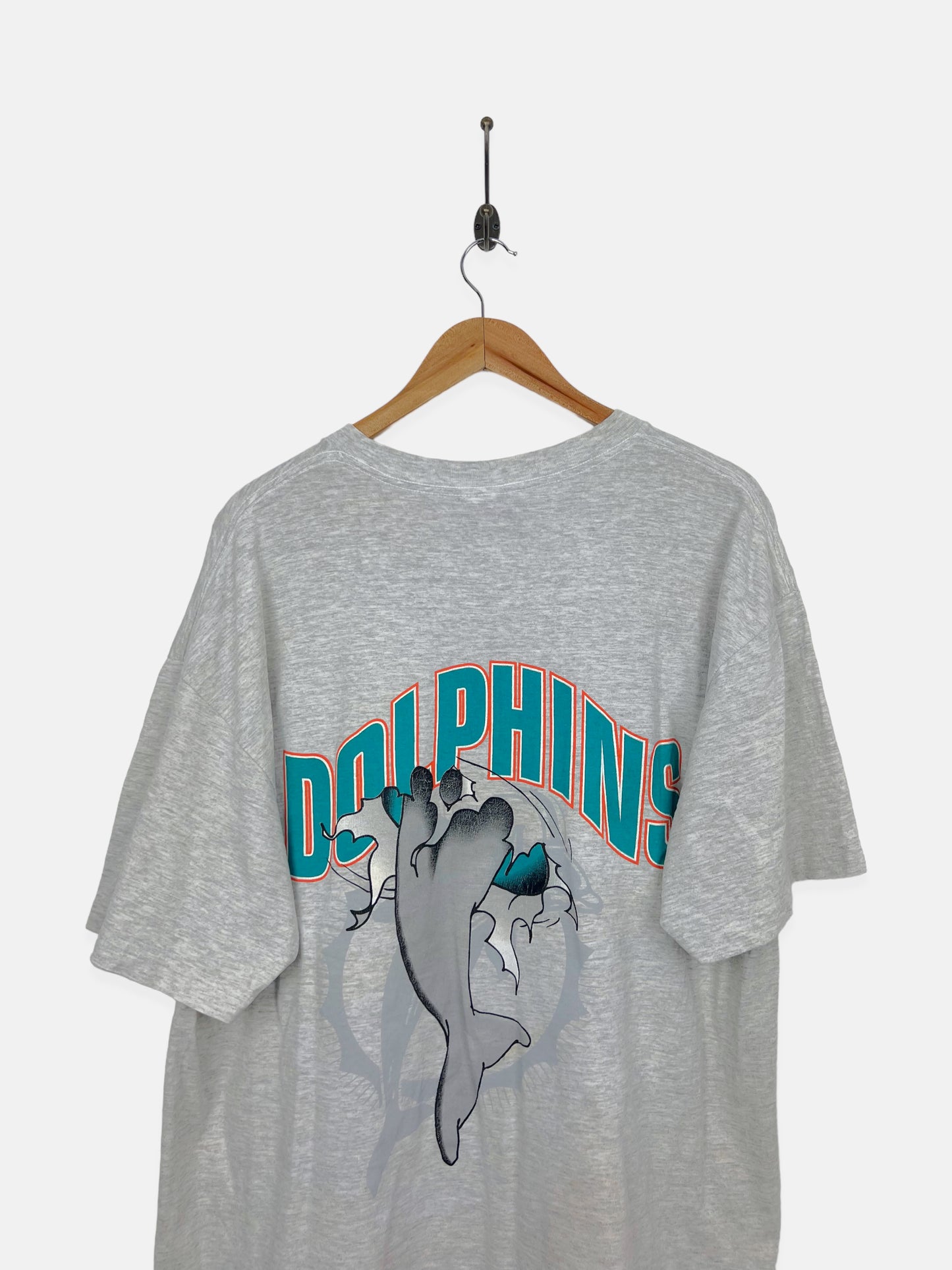90's Miami Dolphins NFL USA Made Vintage T-Shirt Size XL