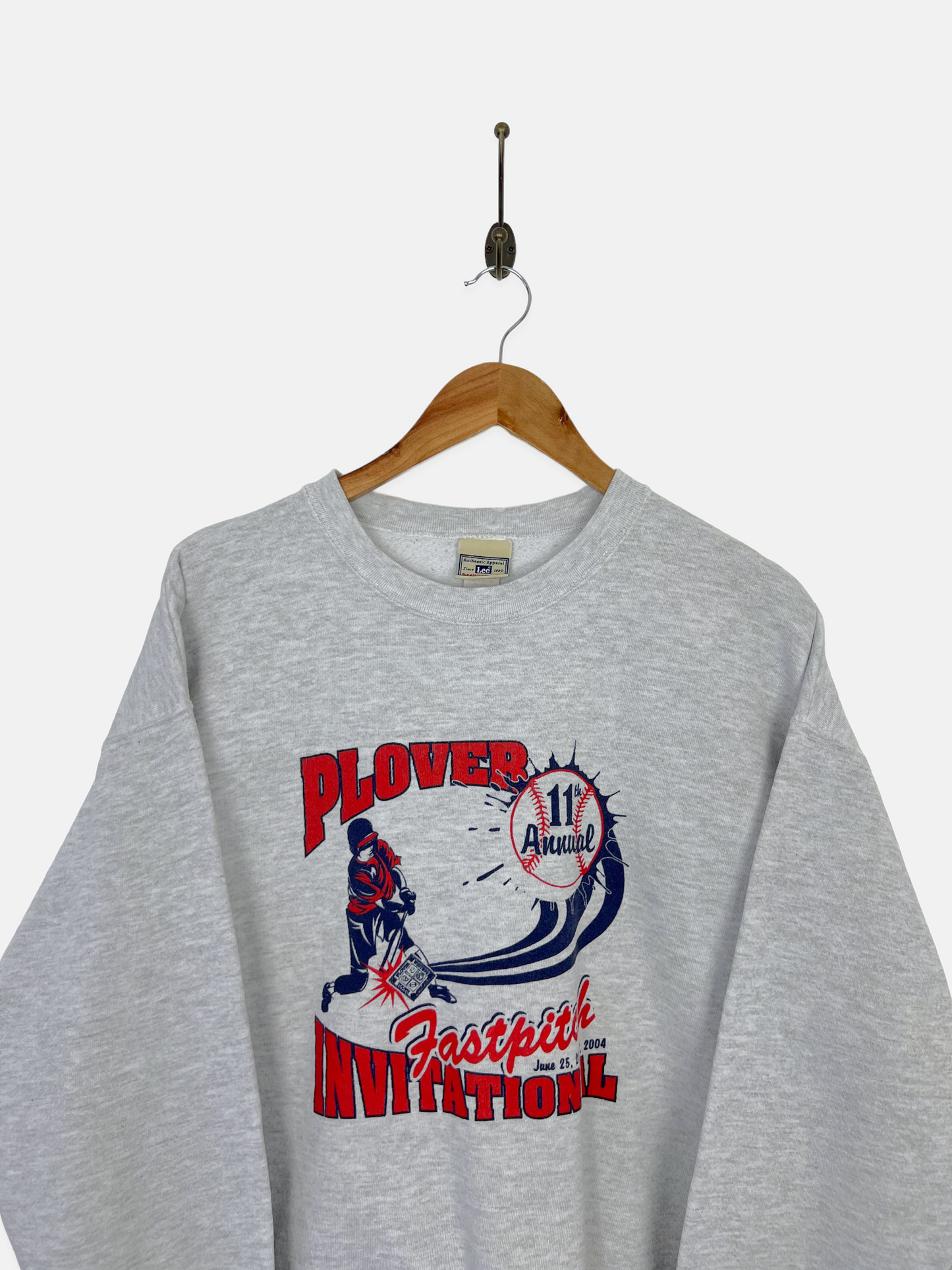 Plover Invitational Fastpitch Vintage Sweatshirt Size M-L