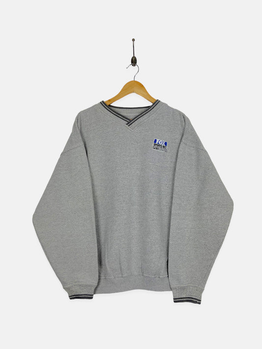 90's Fox Sports Pittsburgh Embroidered Vintage Sweatshirt Size L-XL