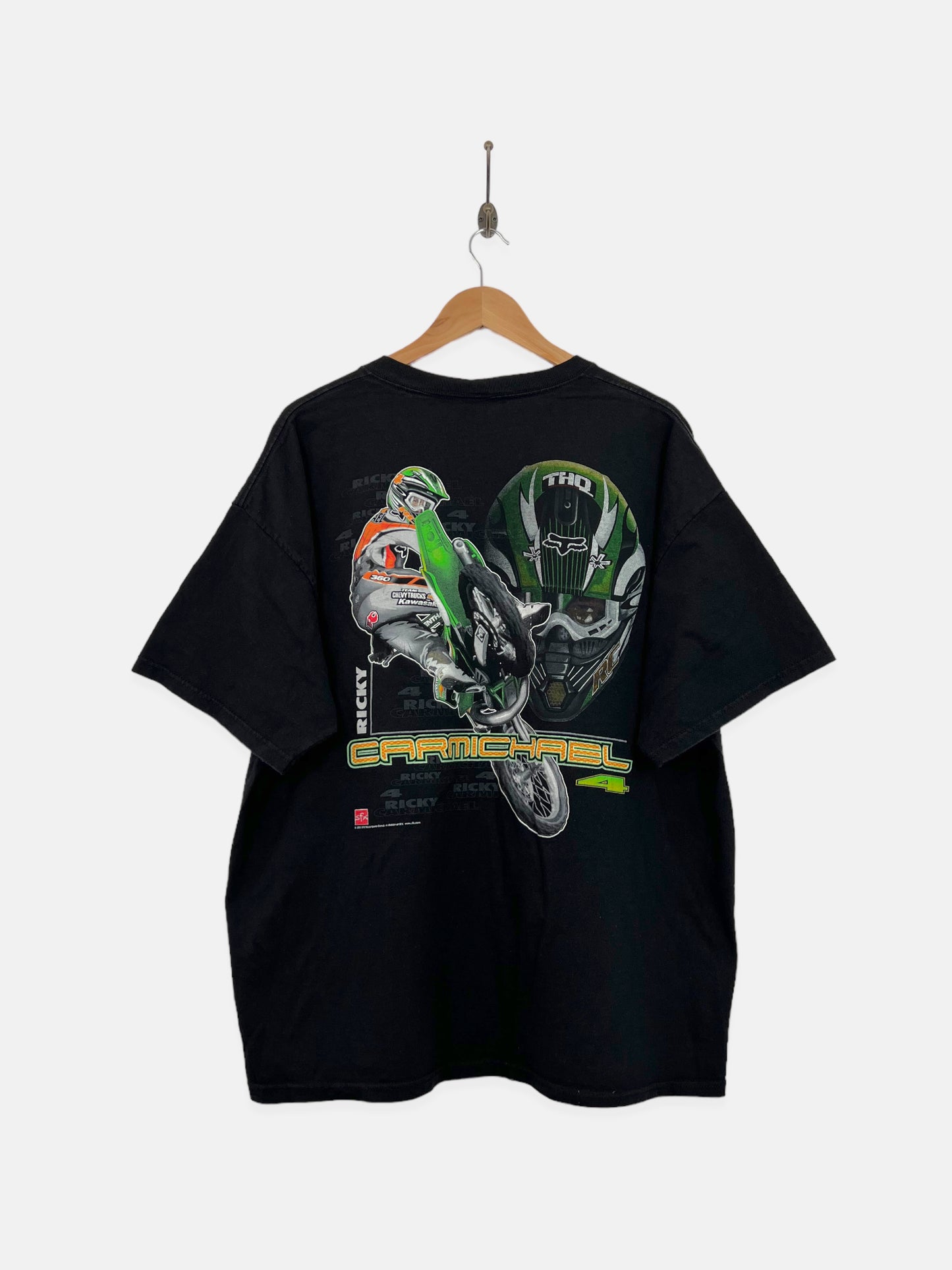 Motocross RC4 Ricky Carmichael #4 Vintage T-Shirt Size XL-2XL