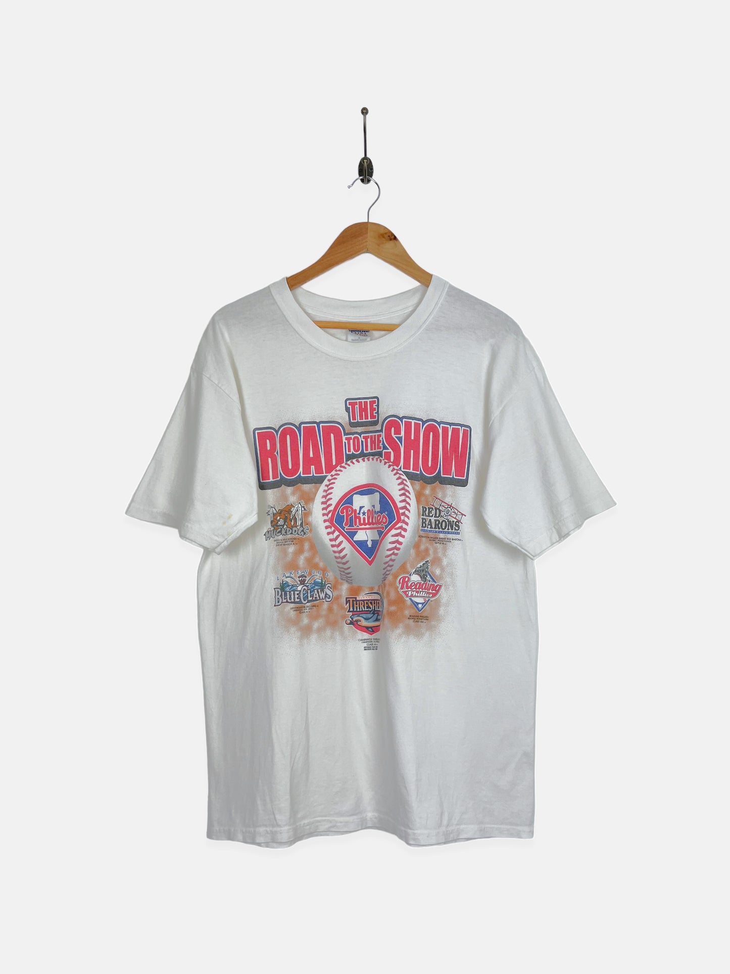 90's Philadelphia Phillies MLB Vintage T-Shirt Size L