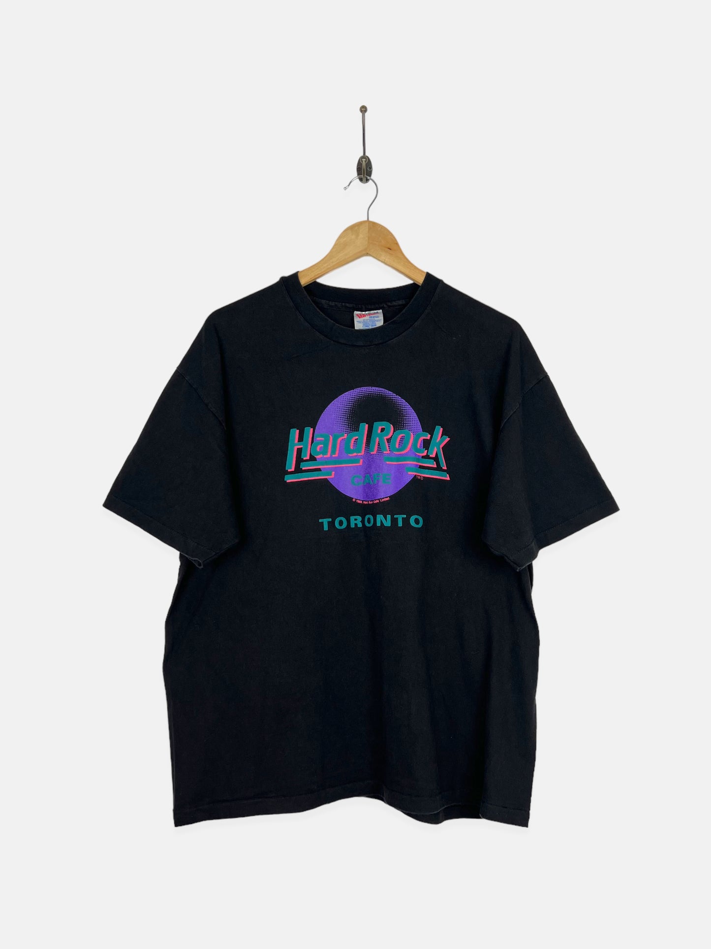 1989 Hard Rock Cafe Toronto Vintage T-Shirt Size L