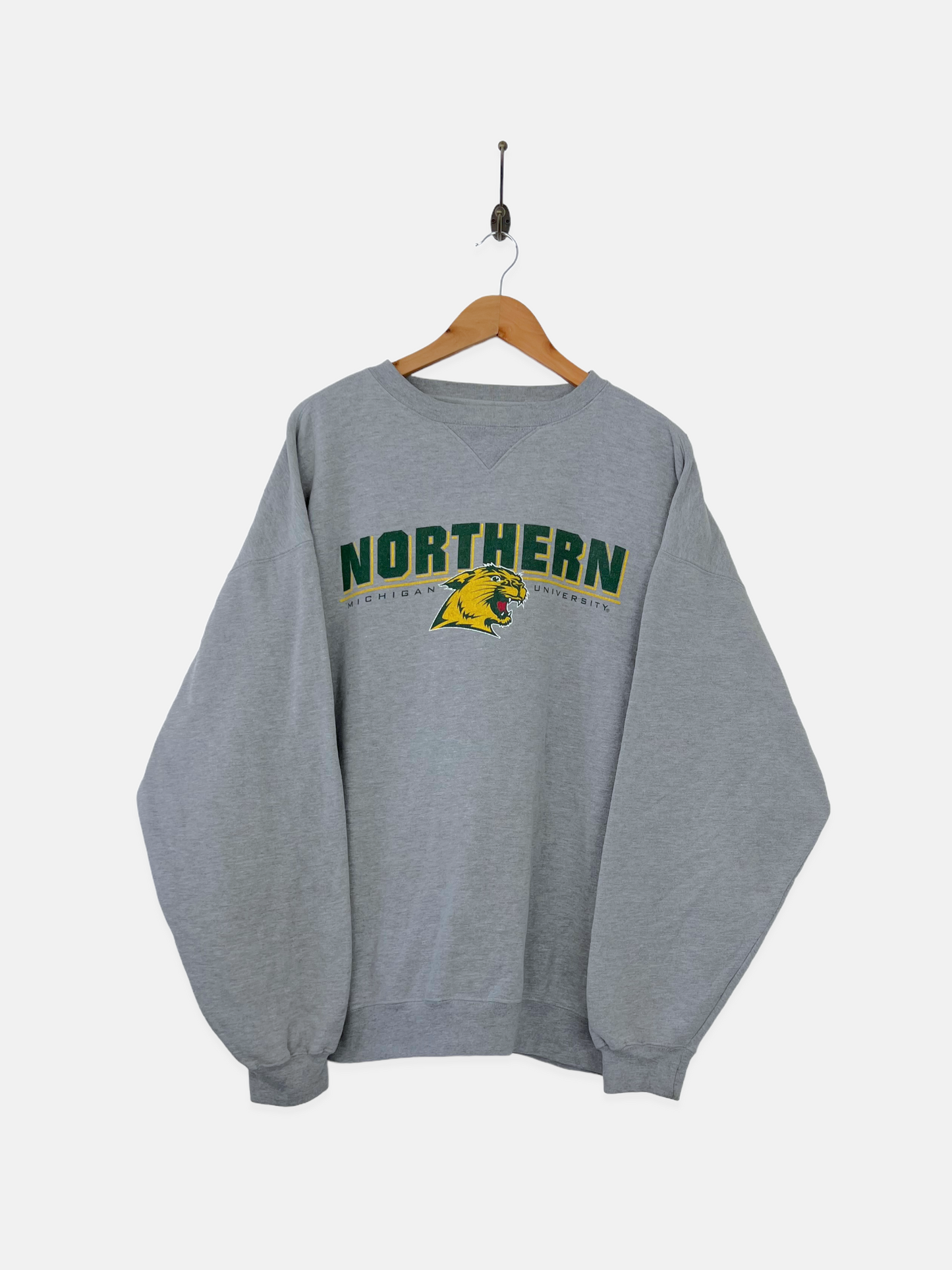 90's Northern Michigan University Vintage Sweatshirt Size L-XL