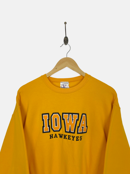 90's Iowa Hawkeyes Embroidered Vintage Sweatshirt Size 10