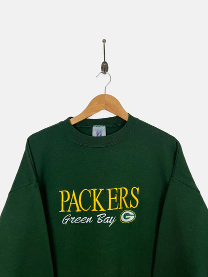 90's Green Bay Packers NFL Embroidered Vintage Sweatshirt Size L