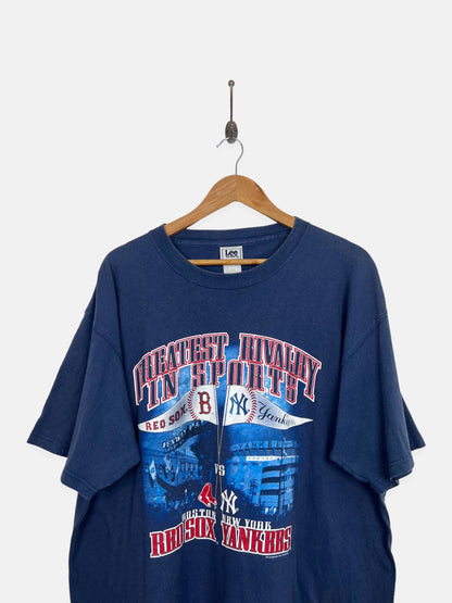 Boston Red Sox vs New York Yankees MLB Vintage T-Shirt Size XL-2XL