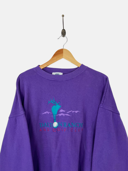 90's Dalton Ranch & Golf Club Embroidered Vintage Sweatshirt Size XL