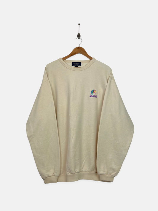 90's ProPrint Services Canada Made Embroidered Vintage Sweatshirt Size 3XL