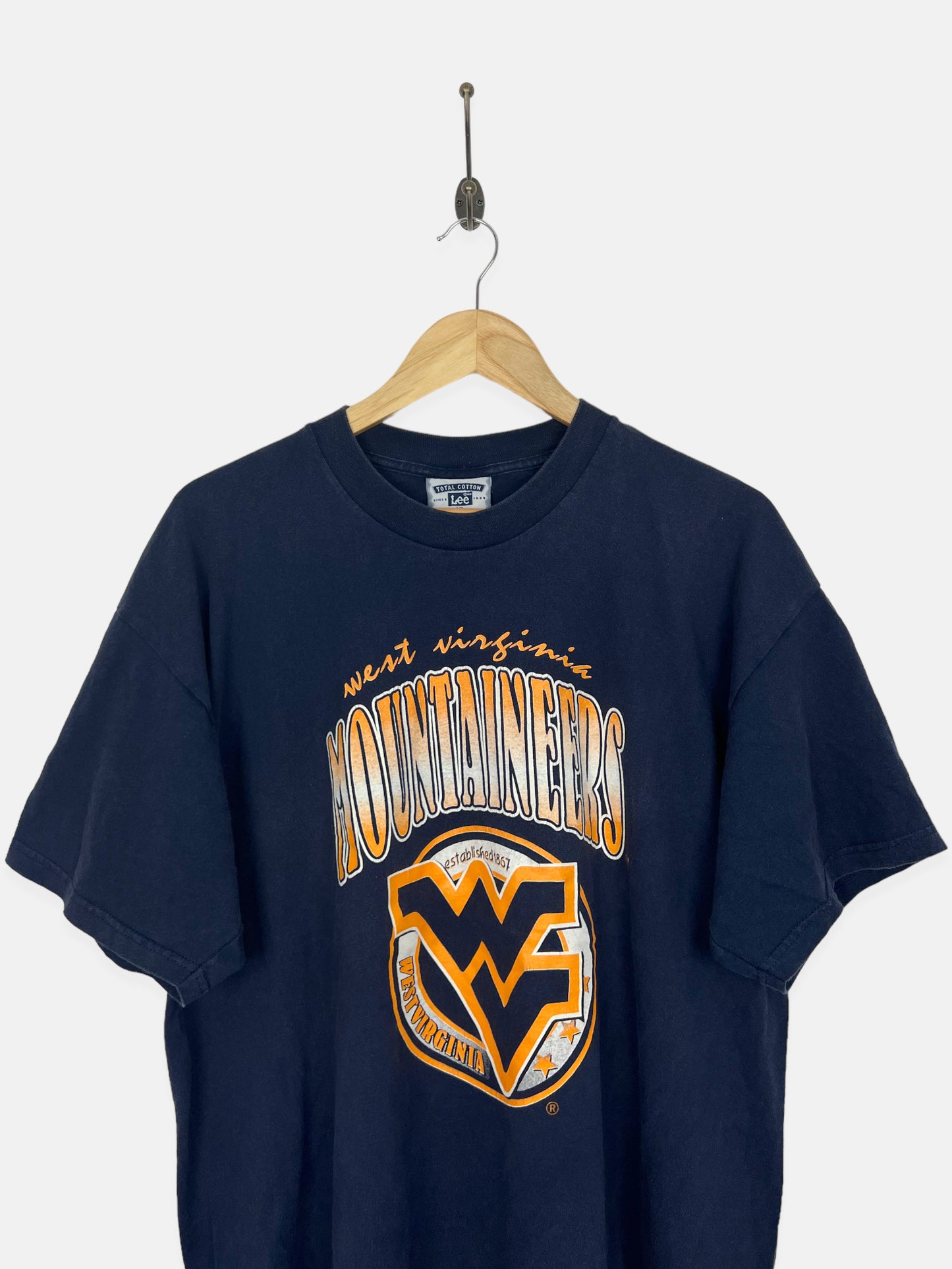 90's West Virginia Mountaineers Vintage T-Shirt Size L-XL