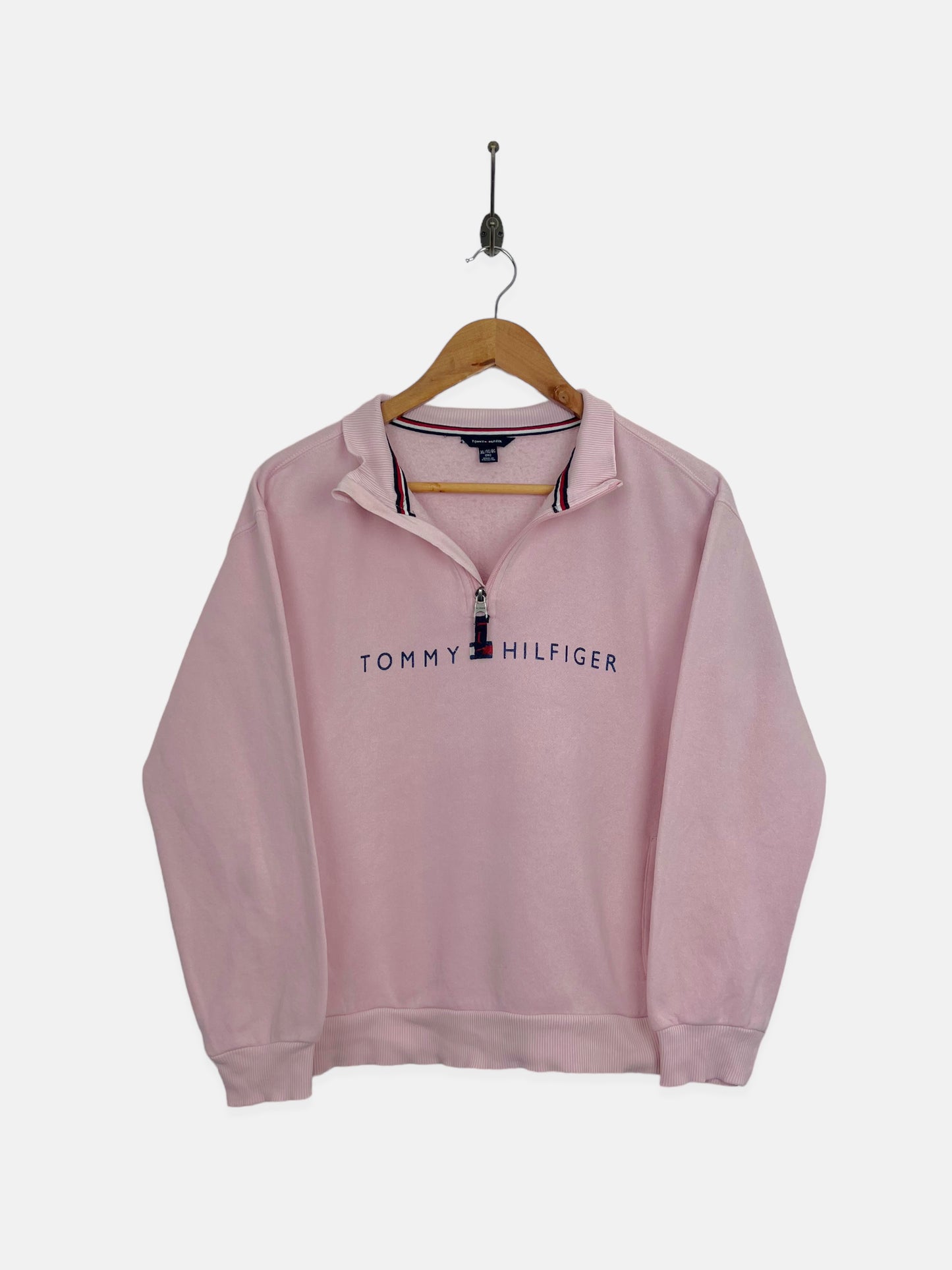 Tommy Hilfiger Vintage Quarterzip Sweatshirt Size 4-6