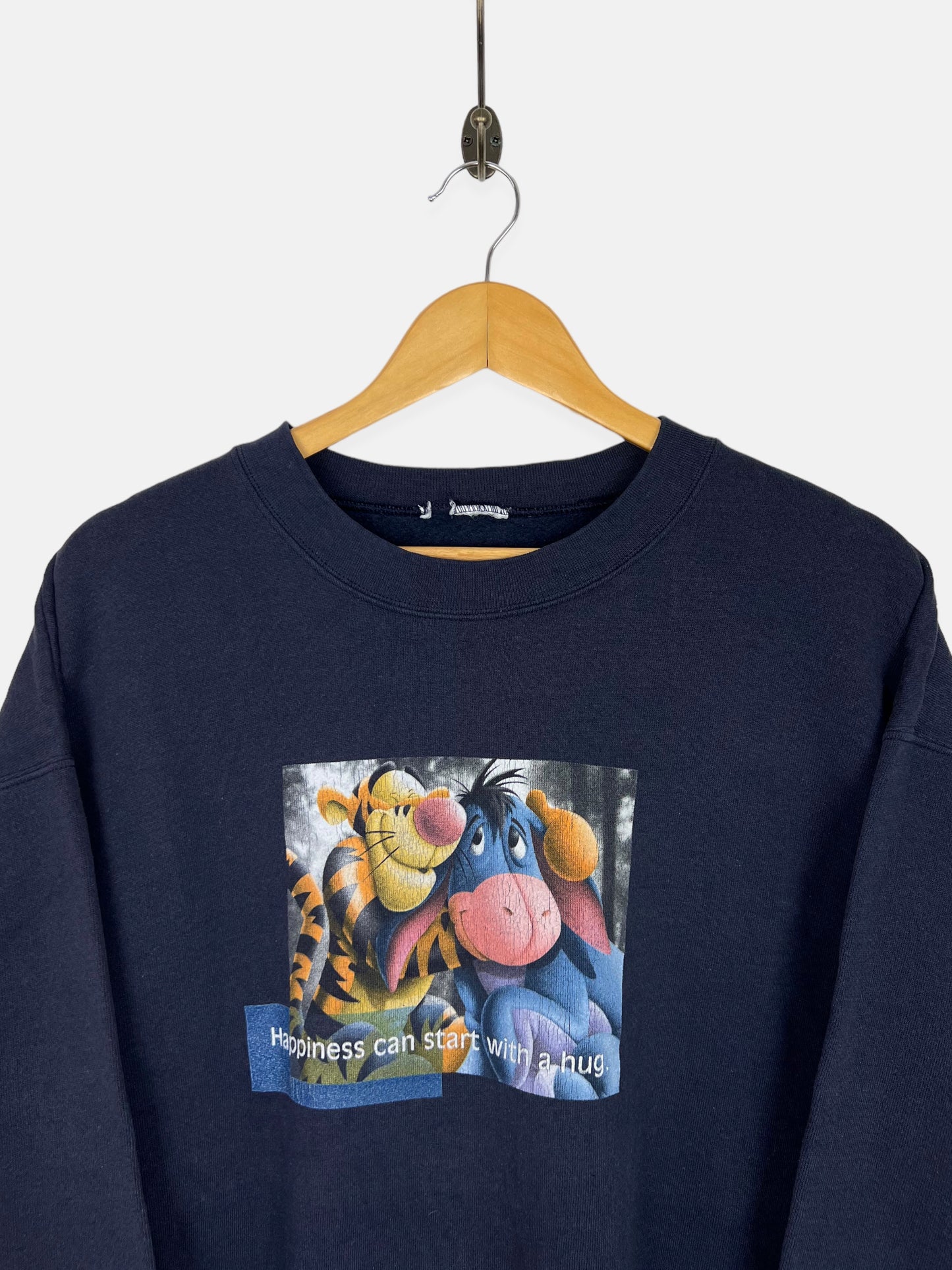 90's Disney Tigger & Eeyore Vintage Sweatshirt Size L