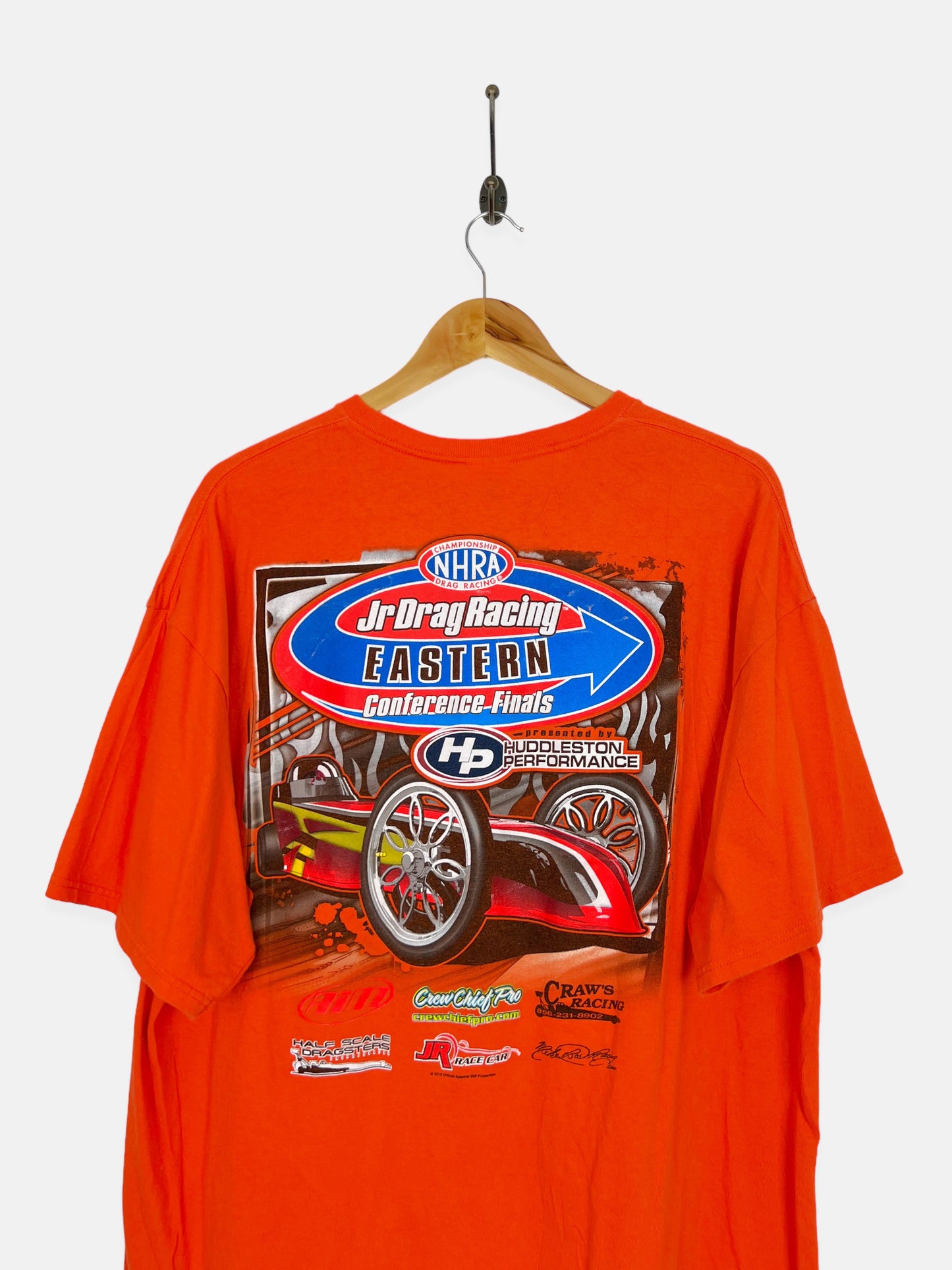 90's NASCAR NHRA Drag Racing Vintage T-Shirt Size 2XL