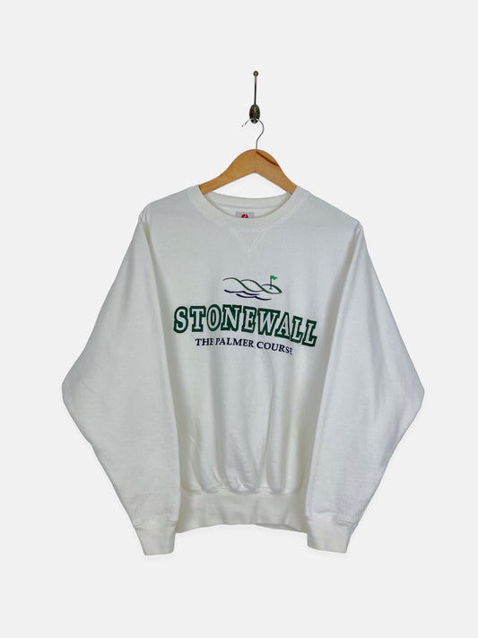90's Stonewall Palmer Course Embroidered Vintage Sweatshirt Size 10