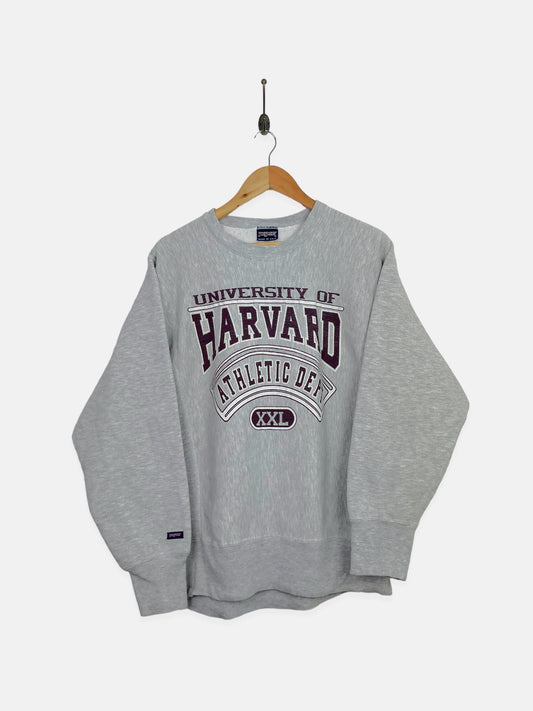 90's Harvard University Jansport USA Made Vintage Sweatshirt Size 12-14