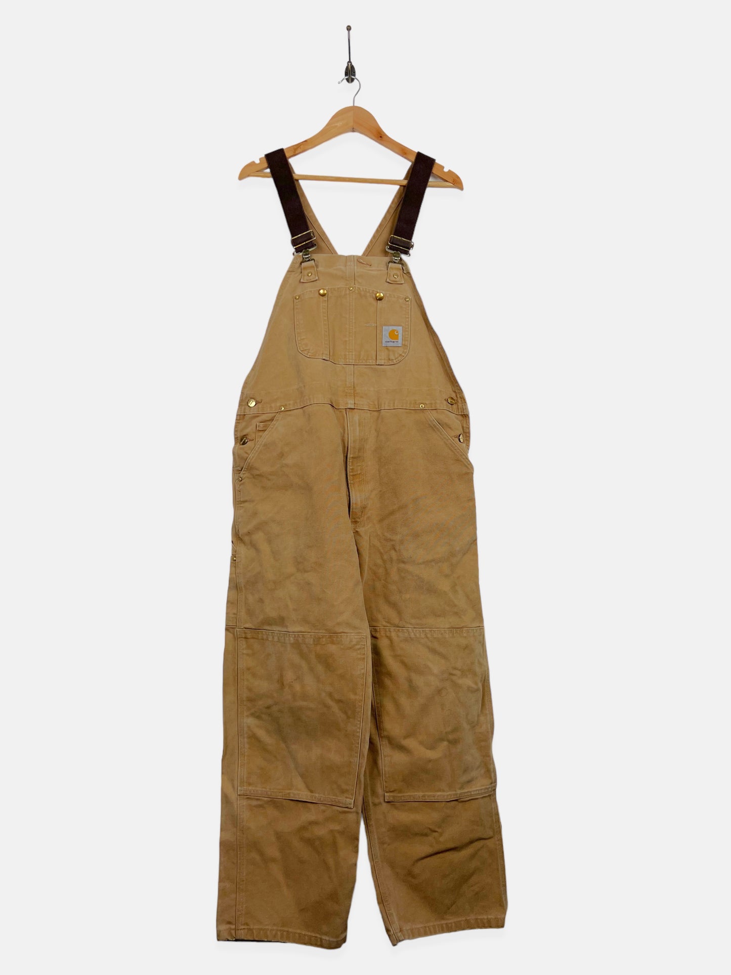 90's Carhartt Heavy Duty Vintage Dungarees/Overalls up to Size 40"