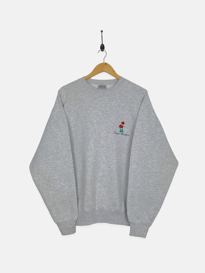 90's Stone Harbor USA Made Embroidered Vintage Sweatshirt Size L-XL