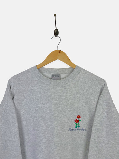 90's Stone Harbor USA Made Embroidered Vintage Sweatshirt Size L-XL