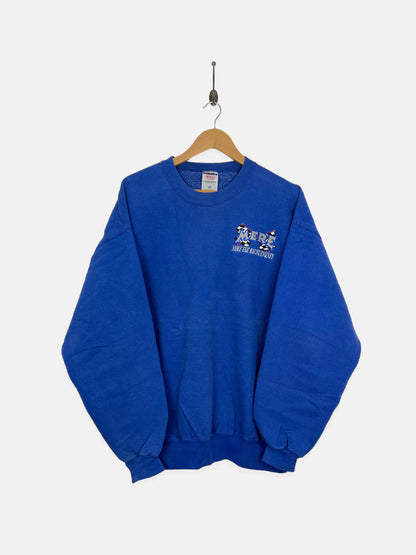 90's Mike Ege Racing Engines USA Made Embroidered Vintage Sweatshirt Size XL-2XL