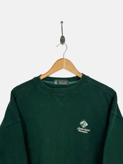 90's Amelia Island Plantation USA Made Embroidered Vintage Sweatshirt Size M