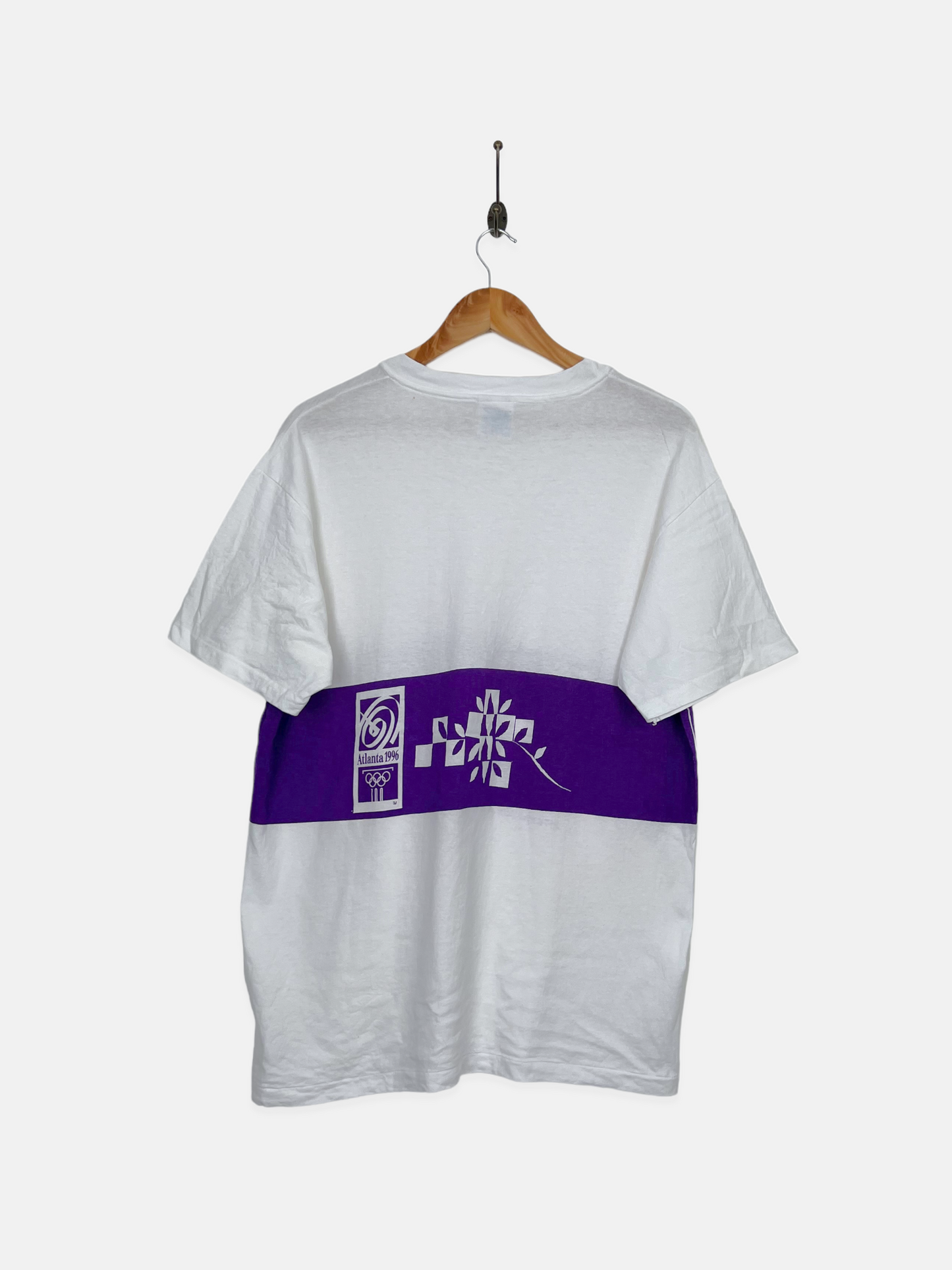 1996 Atlanta Olympics USA Made Vintage T-Shirt Size L