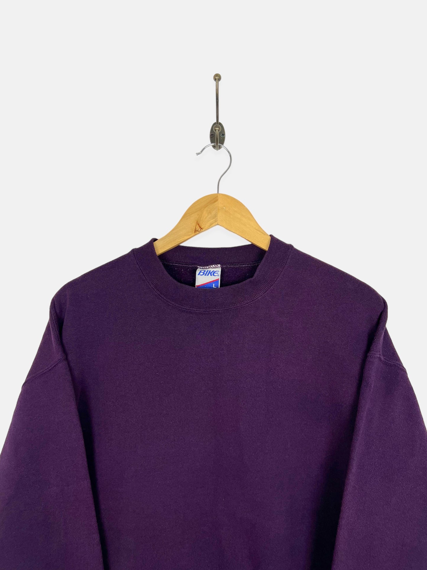 90's Purple USA Made Vintage Sweatshirt Size M