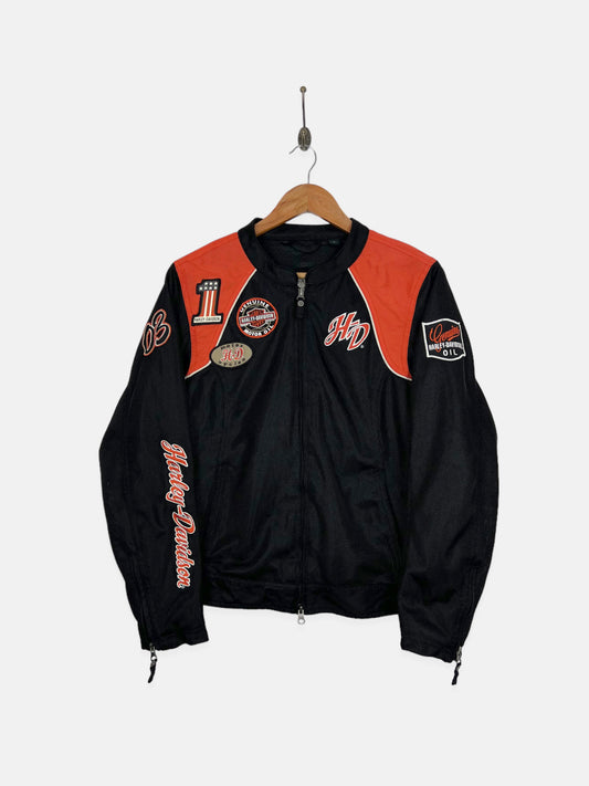 90's Harley Davidson Embroidered Vintage Jacket Size 10