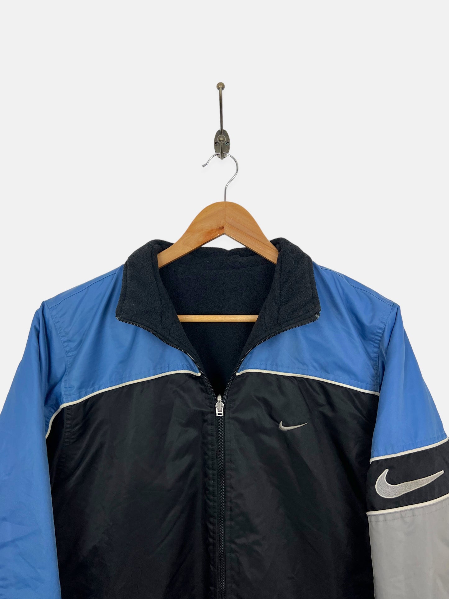 90's Reversible Nike Embroidered Vintage Fleece/Jacket Size 6-8
