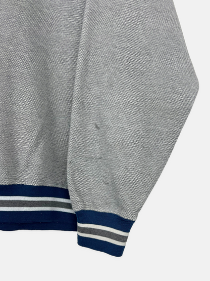 90's Grey Vintage Ringer Sweatshirt Size L
