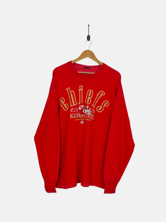 90's Kansas City Chiefs NFL Vintage Longsleeve Size L-XL