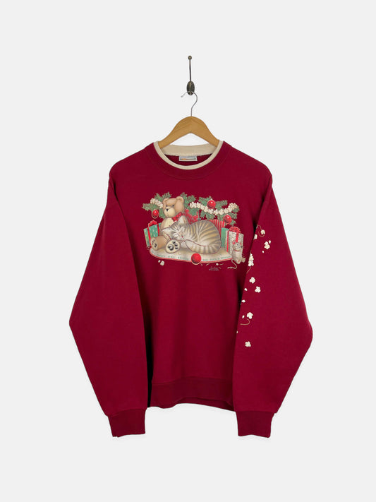 90's Festive Vintage Sweatshirt Size M