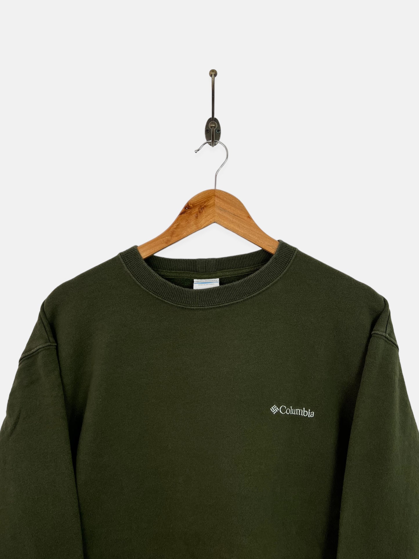 Columbia Embroidered Vintage Sweatshirt Size M
