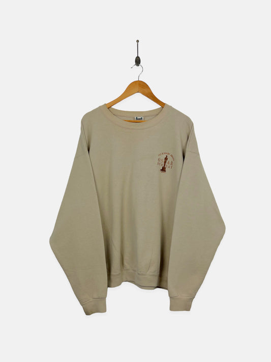 90's Oscar Sunday USA Made Embroidered Vintage Sweatshirt Size XL