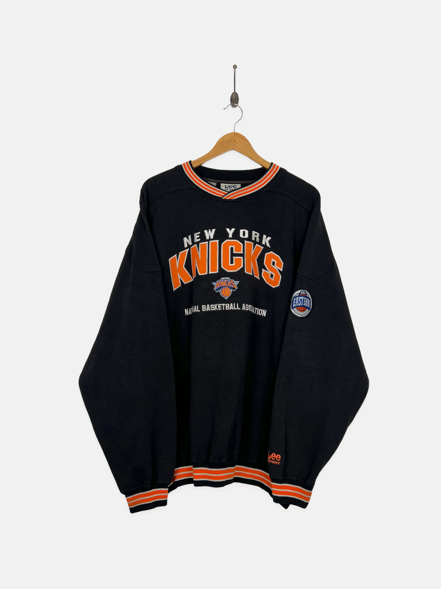 90's New York Knicks NBA Embroidered Vintage Sweatshirt Size 2XL