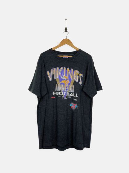 1994 Minnesota Vikings NFL USA Made Vintage T-Shirt Size XL
