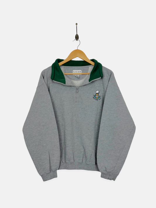 90's Alpine Golf Club Embroidered Vintage Quarterzip Sweatshirt Size 14