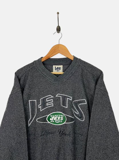 90's New York Jets NFL Embroidered Vintage Sweatshirt Size L-XL