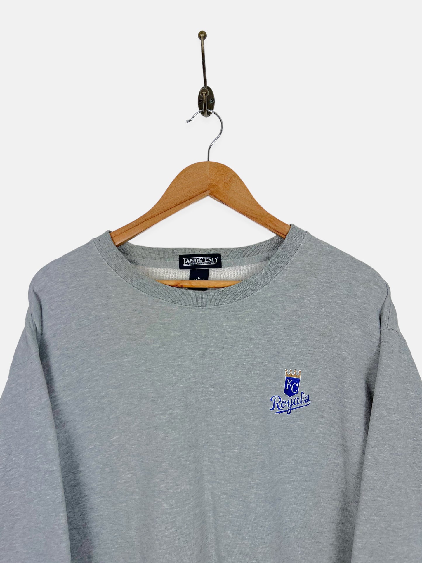 90's Kansas City Royals Embroidered Vintage Sweatshirt Size L
