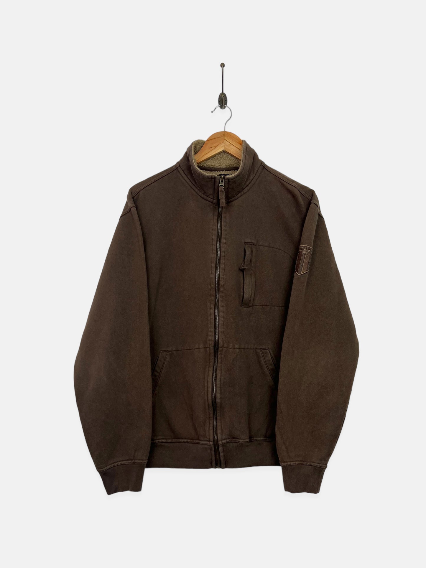 90's Chaps Embroidered Vintage Zip-Up Sweatshirt/Jacket Size M