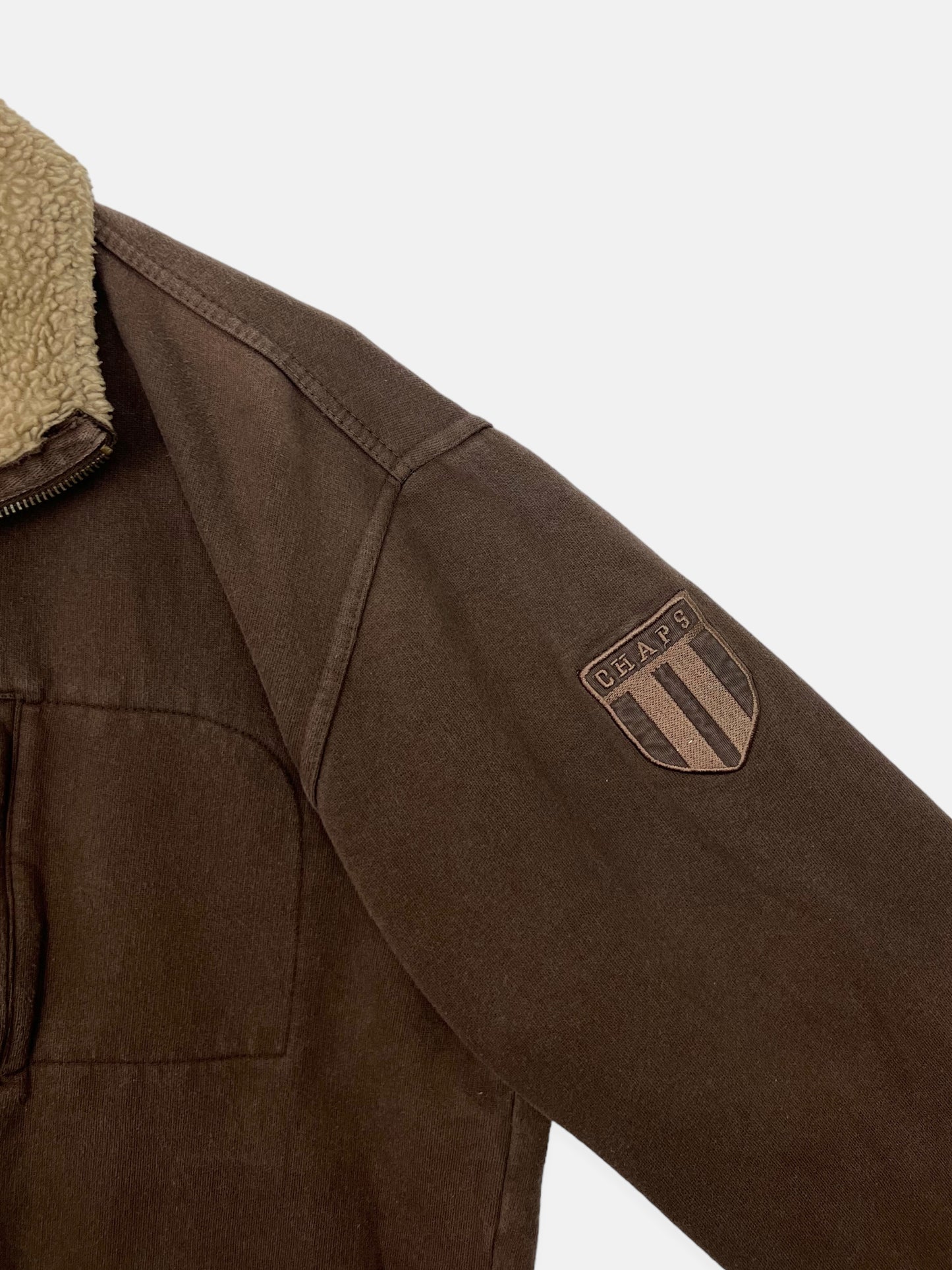 90's Chaps Embroidered Vintage Zip-Up Sweatshirt/Jacket Size M