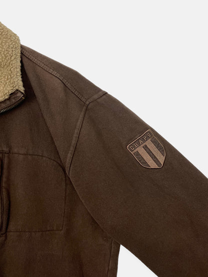 90's Chaps Embroidered Vintage Zip-Up Sweatshirt/Jacket Size M